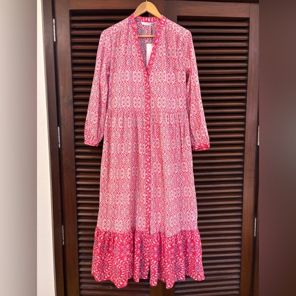 ZARA COTTON LONG MAXI DRESS